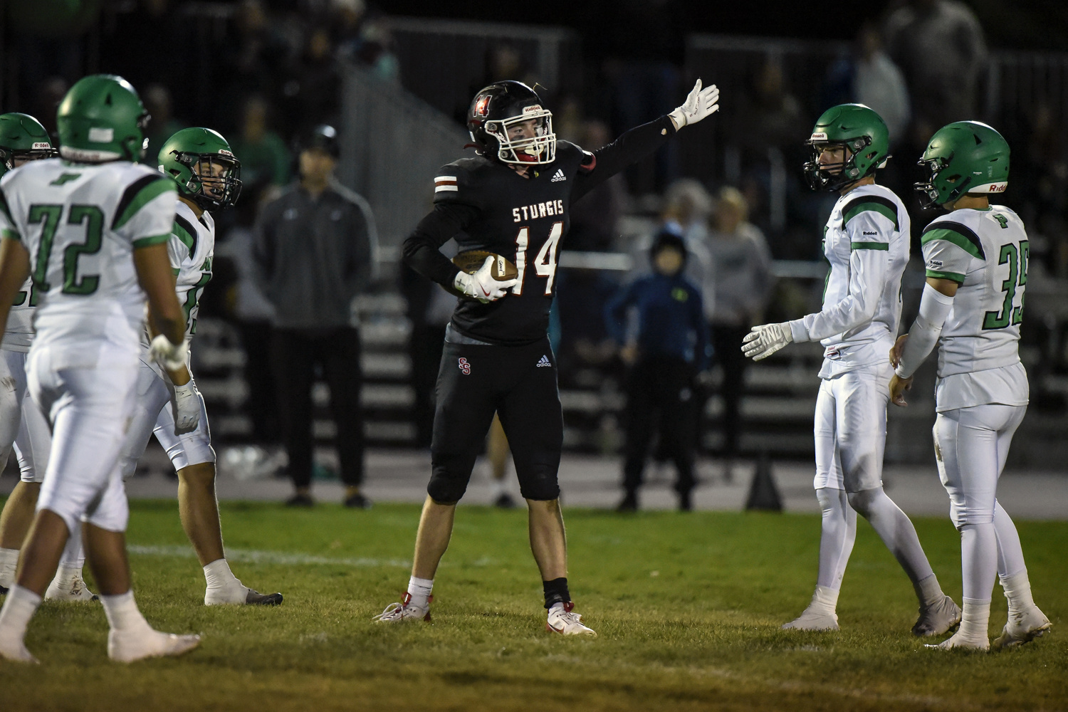 PHOTO GALLERY: Action from the Pierre at Sturgis football game