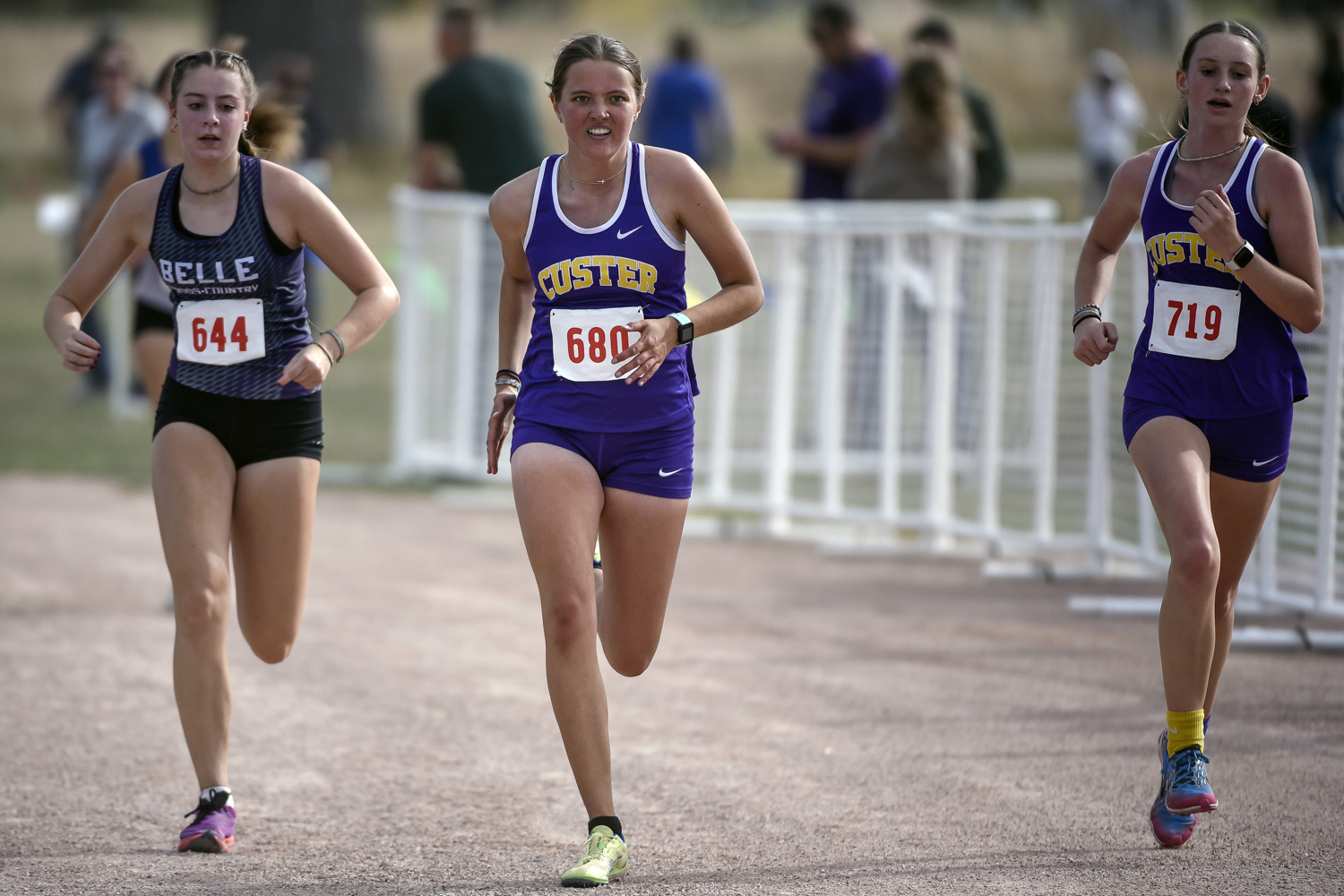 PHOTO GALLERY: Action from the girls varsity race during the Region 5A cross country meet