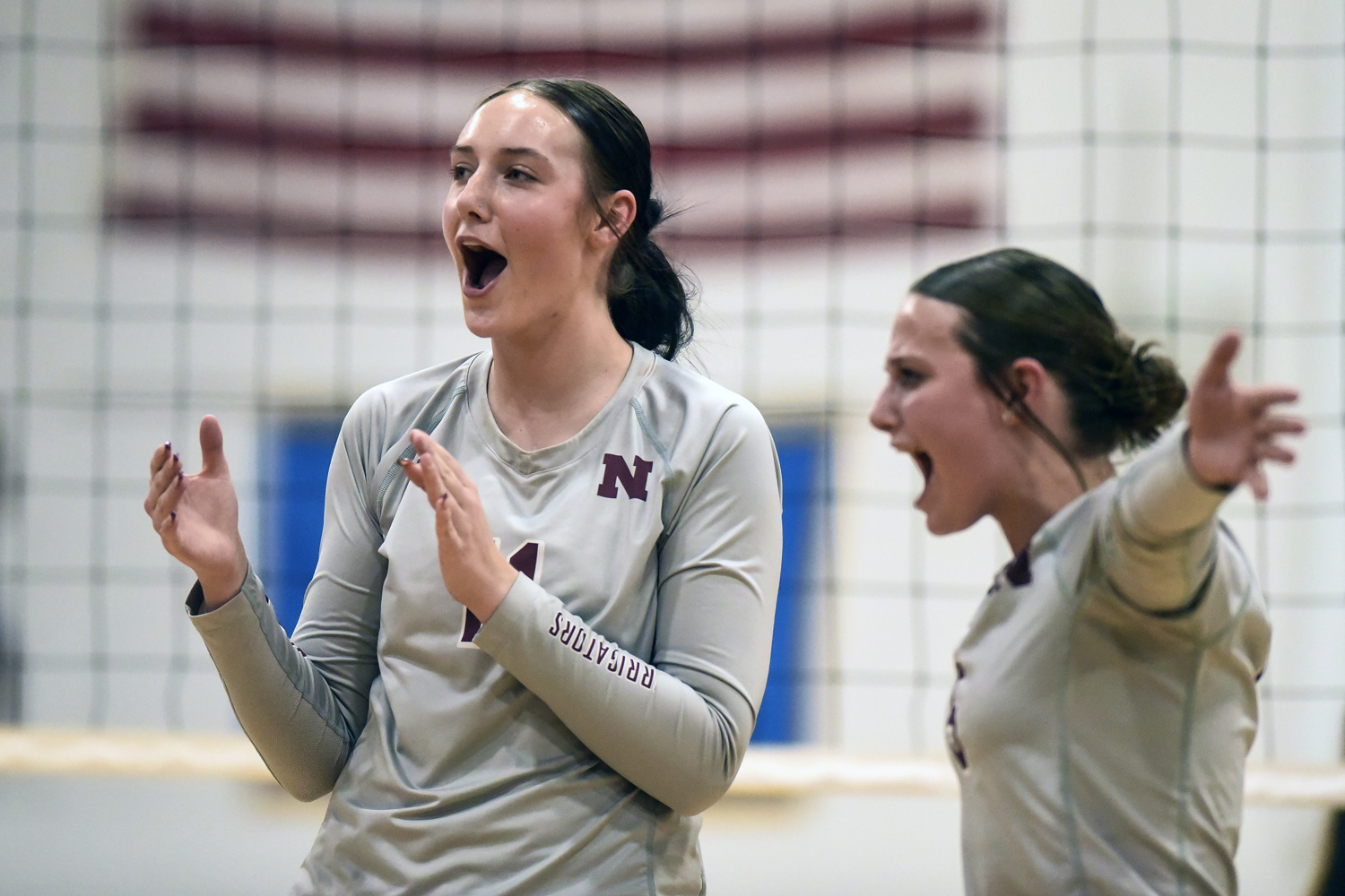 PHOTO GALLERY: Action from the Faith at Newell volleyball match