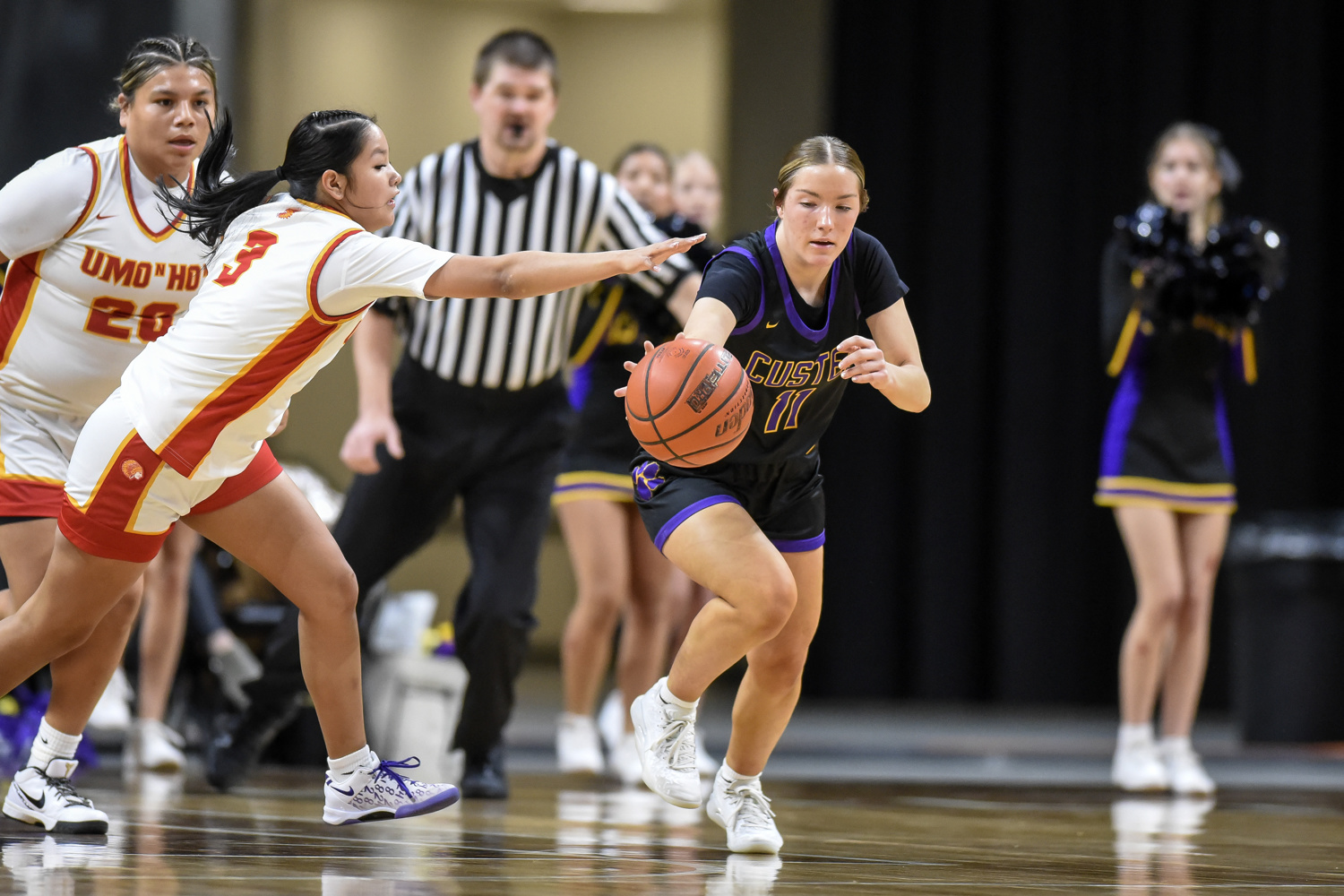 PHOTO GALLERY: Custer girls vs Omaha Nation at LNI