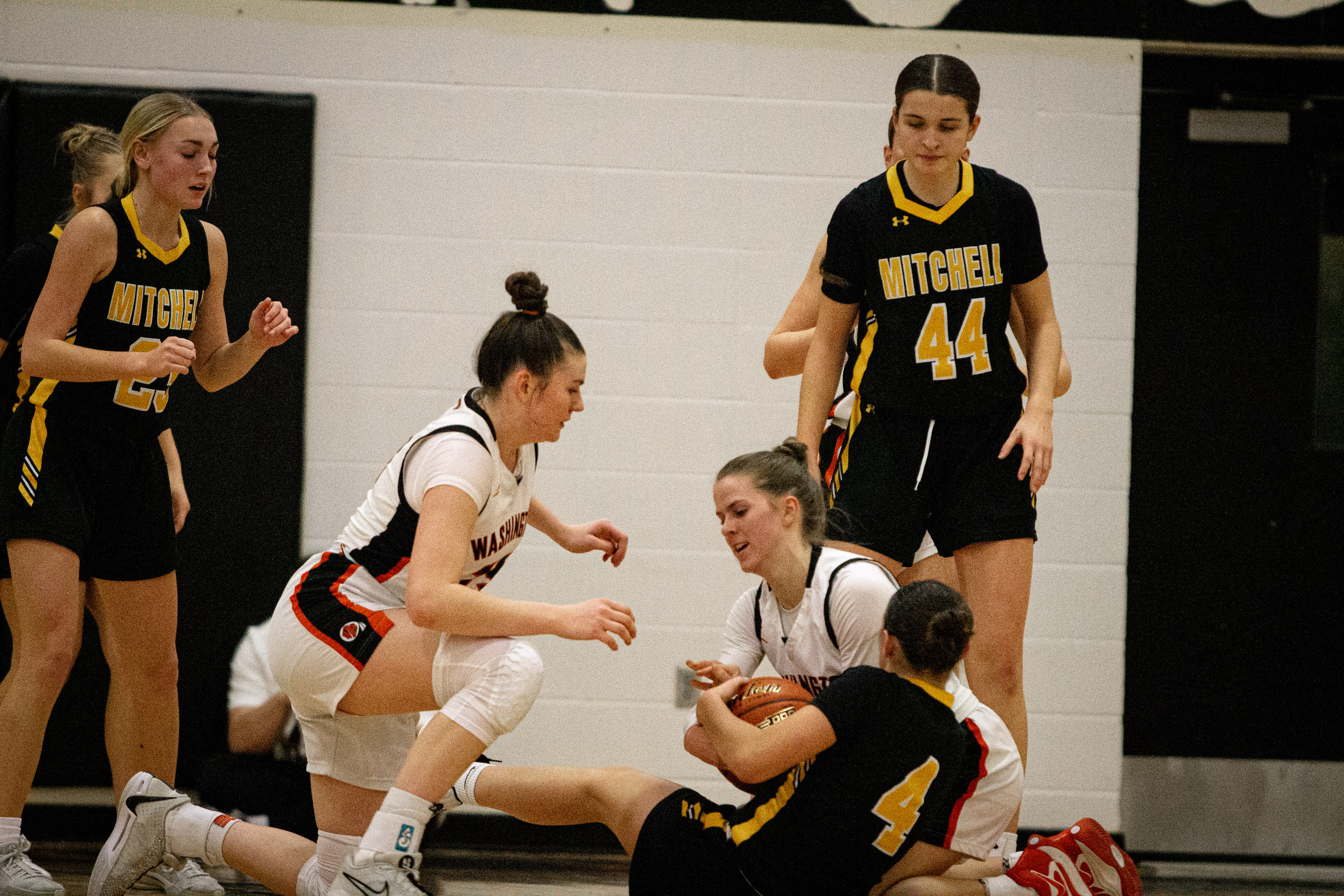 PHOTO GALLERY: HS Girls Basketball - Mitchell at SF Washington 