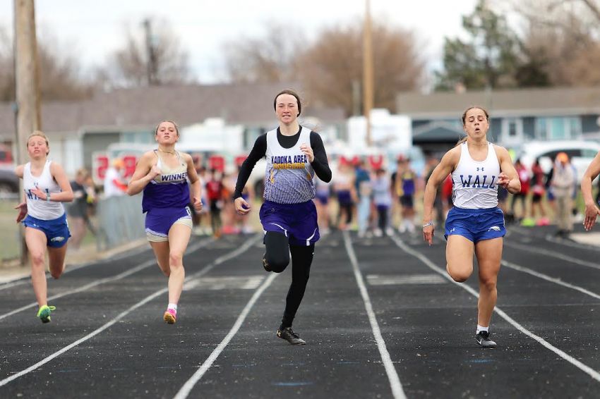April 27 Track Roundup - Wall's Nora Dinger part of three first place finishes for Eagles