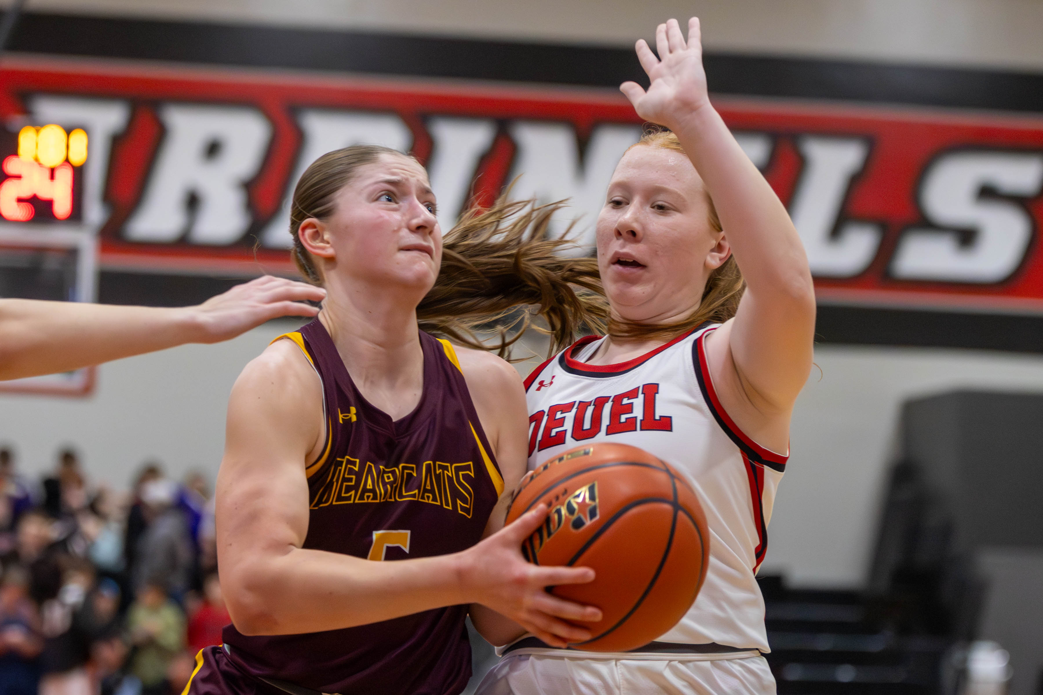 PHOTO GALLERY: Webster Area Bearcats at Deuel Cardinals girls basketball