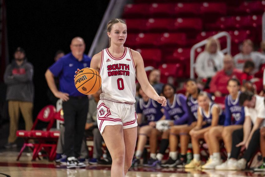 'An honor to wear the South Dakota name' - Comet alum Olivia Kieffer finding her place with the Coyote women's basketball team