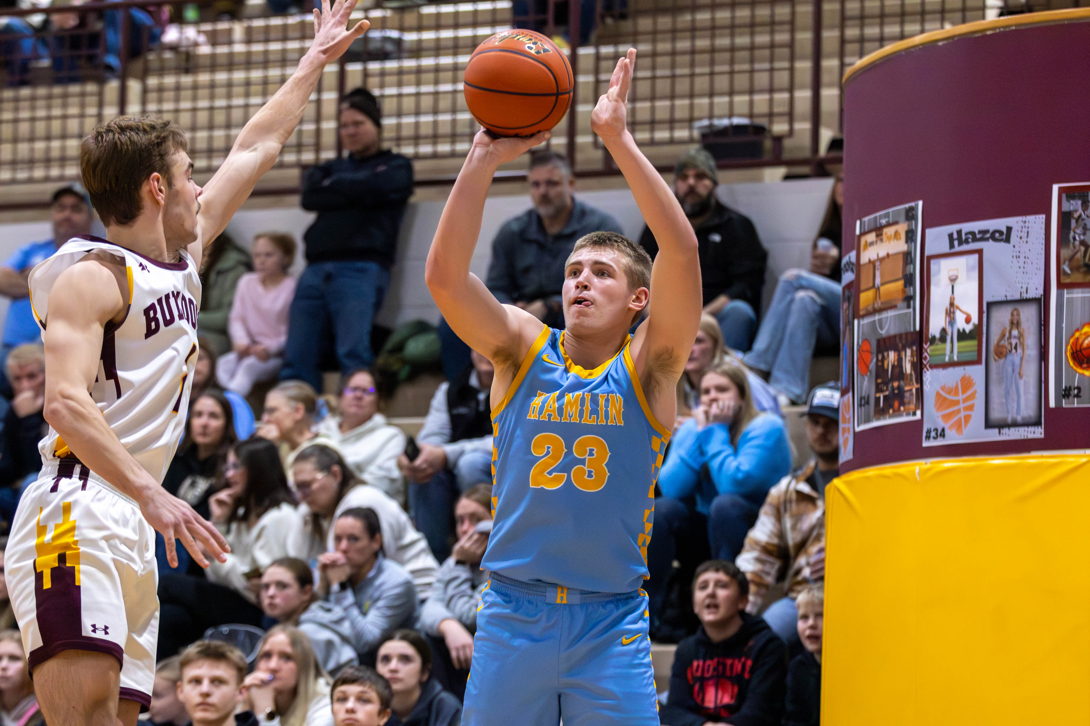 PHOTO GALLERY: Hamlin Chargers at De Smet Bulldogs boys basketball