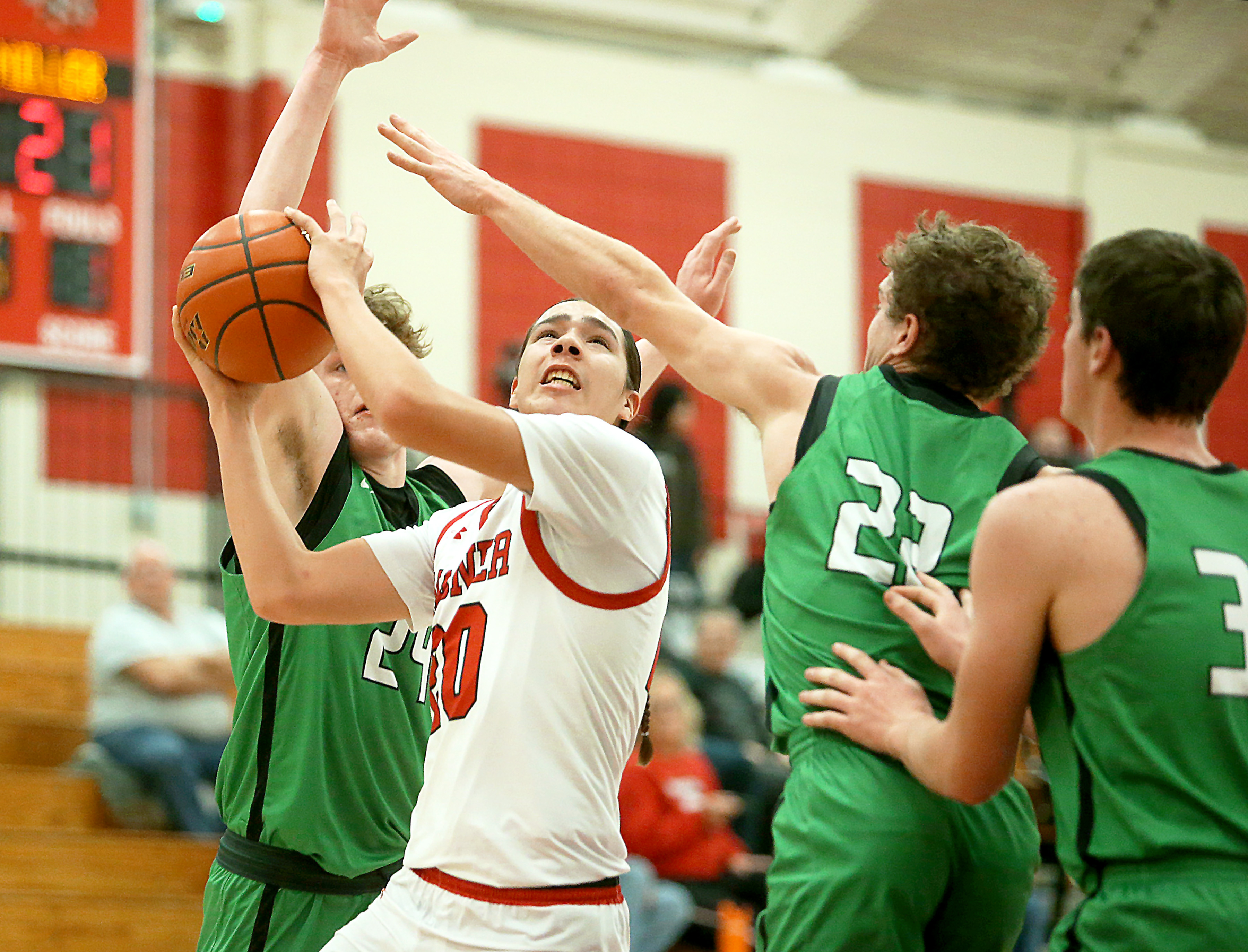 PHOTO GALLERY: HS Boys Basketball - Miller at Wagner 