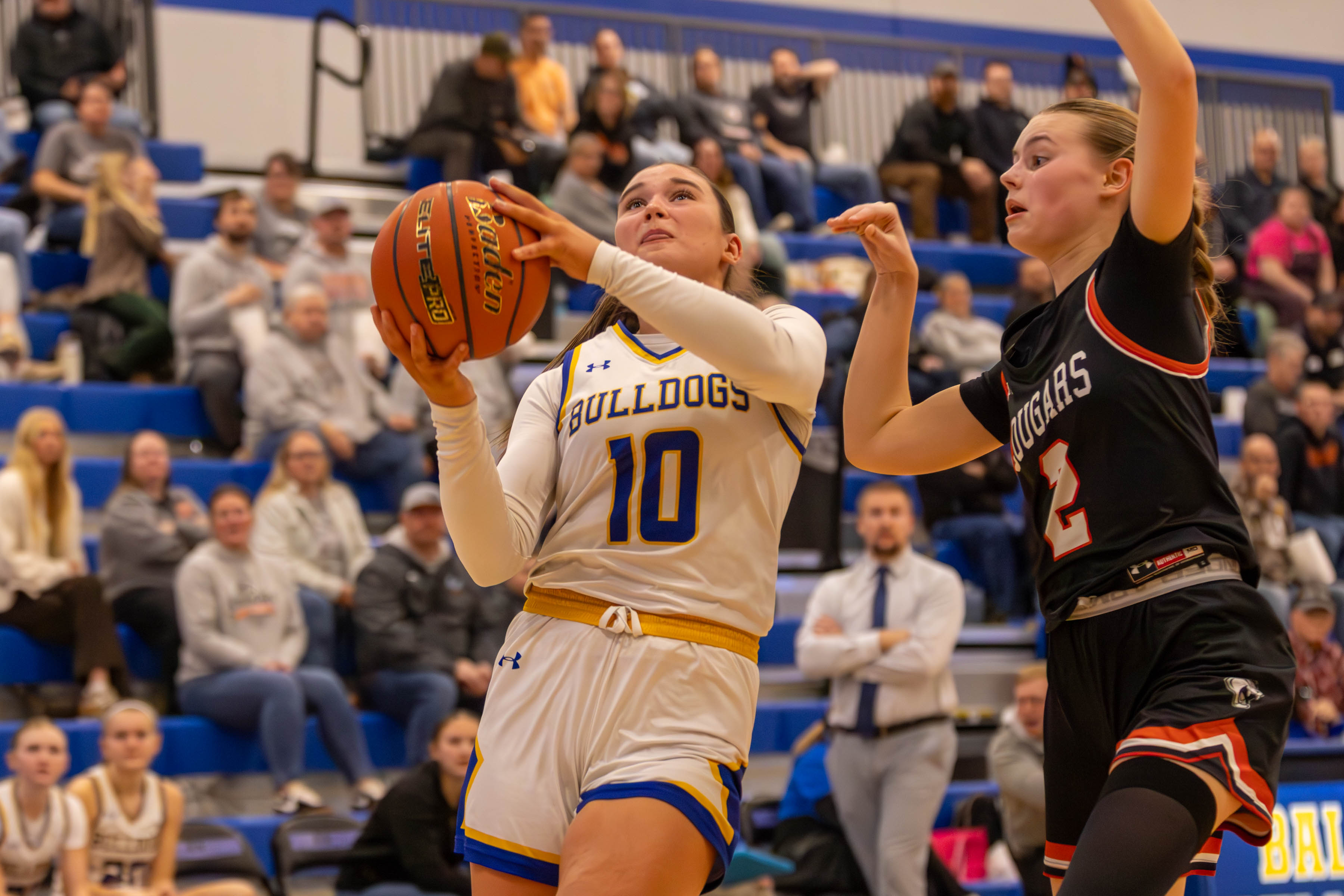 PHOTO GALLERY: Viborg-Hurley Cougars at Baltic Bulldogs girls basketball