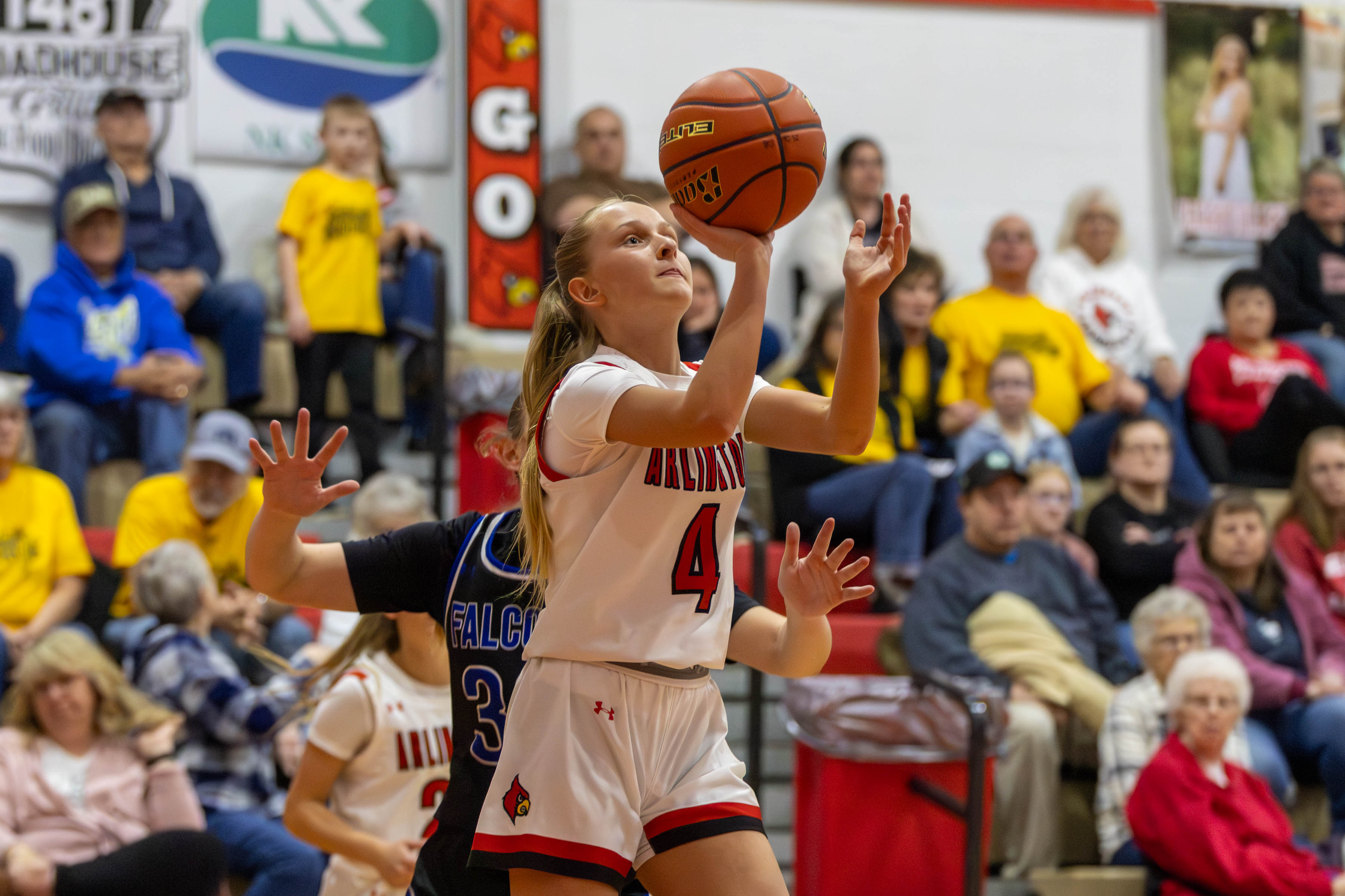 PHOTO GALLERY: Florence-Henry Falcons at Arlington Cardinals girls basketball