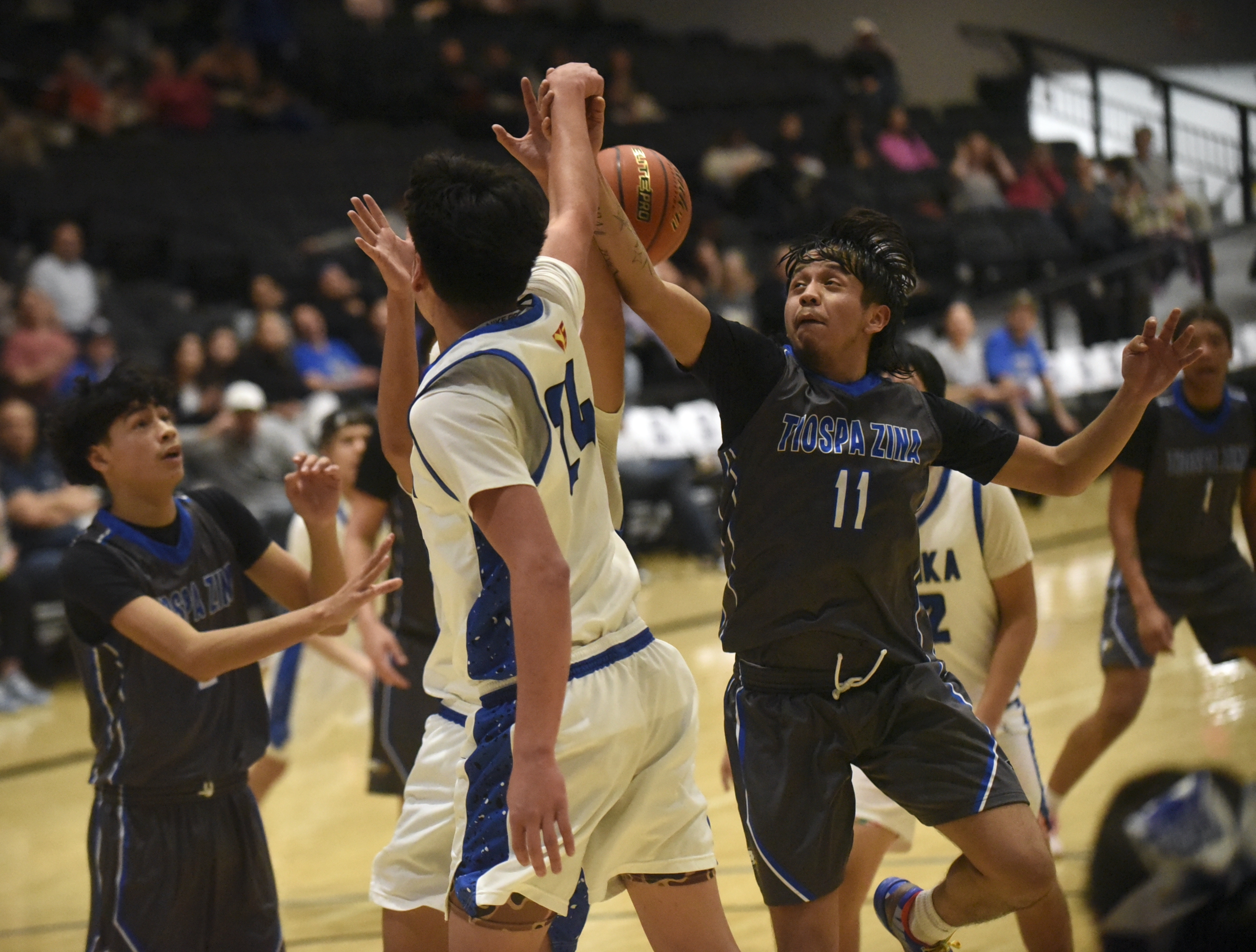 PHOTO GALLERY: HS Boys Basketball - Marty vs. Tiospa Zina at Dakota Oyate Challenge 