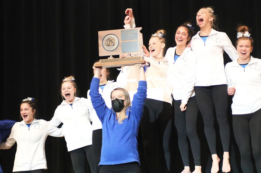 Sioux Falls O'Gorman edges Mitchell for Class AA state gymnastics title
