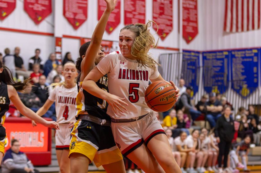 Feb. 12 Girls Basketball Roundup - Jaelyn Huntimer’s 29-point game guides Arlington over James Valley Christian