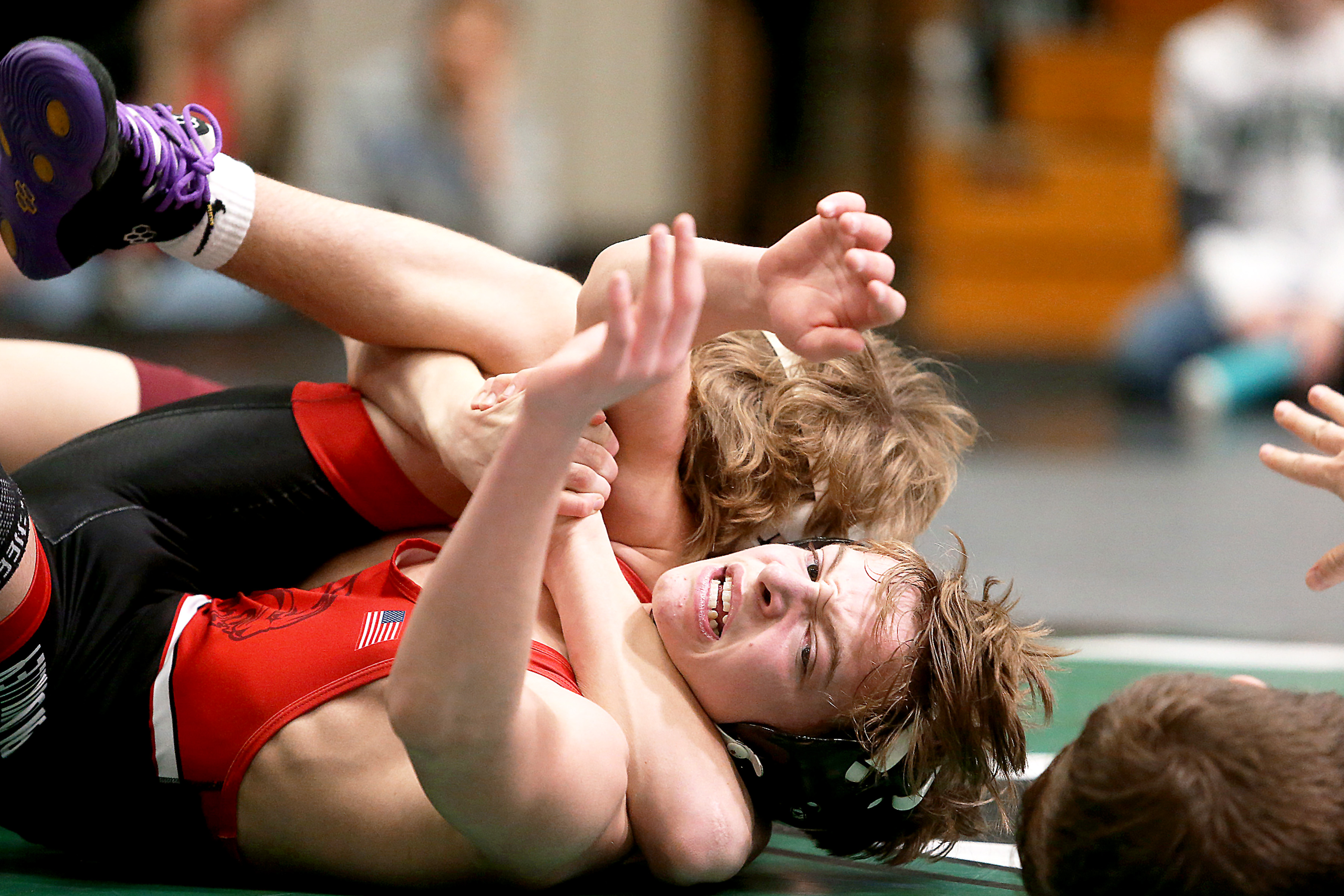PHOTO GALLERY: State Class A Wrestling Duals Quarterfinals