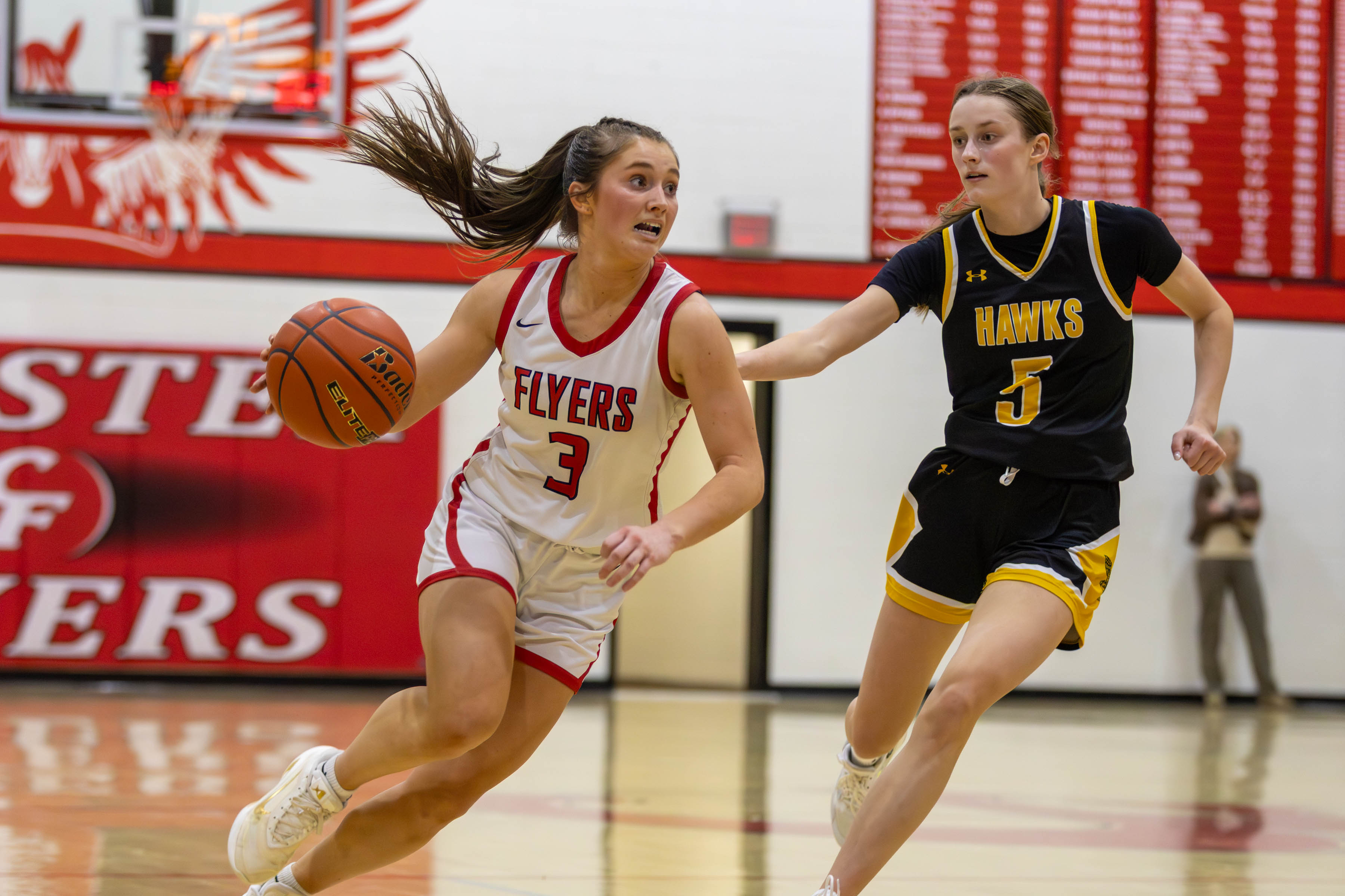 PHOTO GALLERY: Colman-Egan Hawks vs Chester Flyers girls basketball