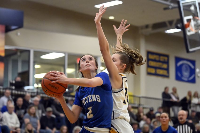 Feb. 20 Girls Basketball Roundup - No. 4 Rapid City Stevens edges Rapid City Christian, Hayden Thorton scores 1,000th career point 