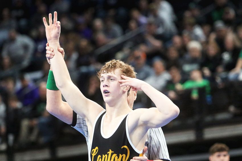Canton wins sixth straight Class B wrestling championship 