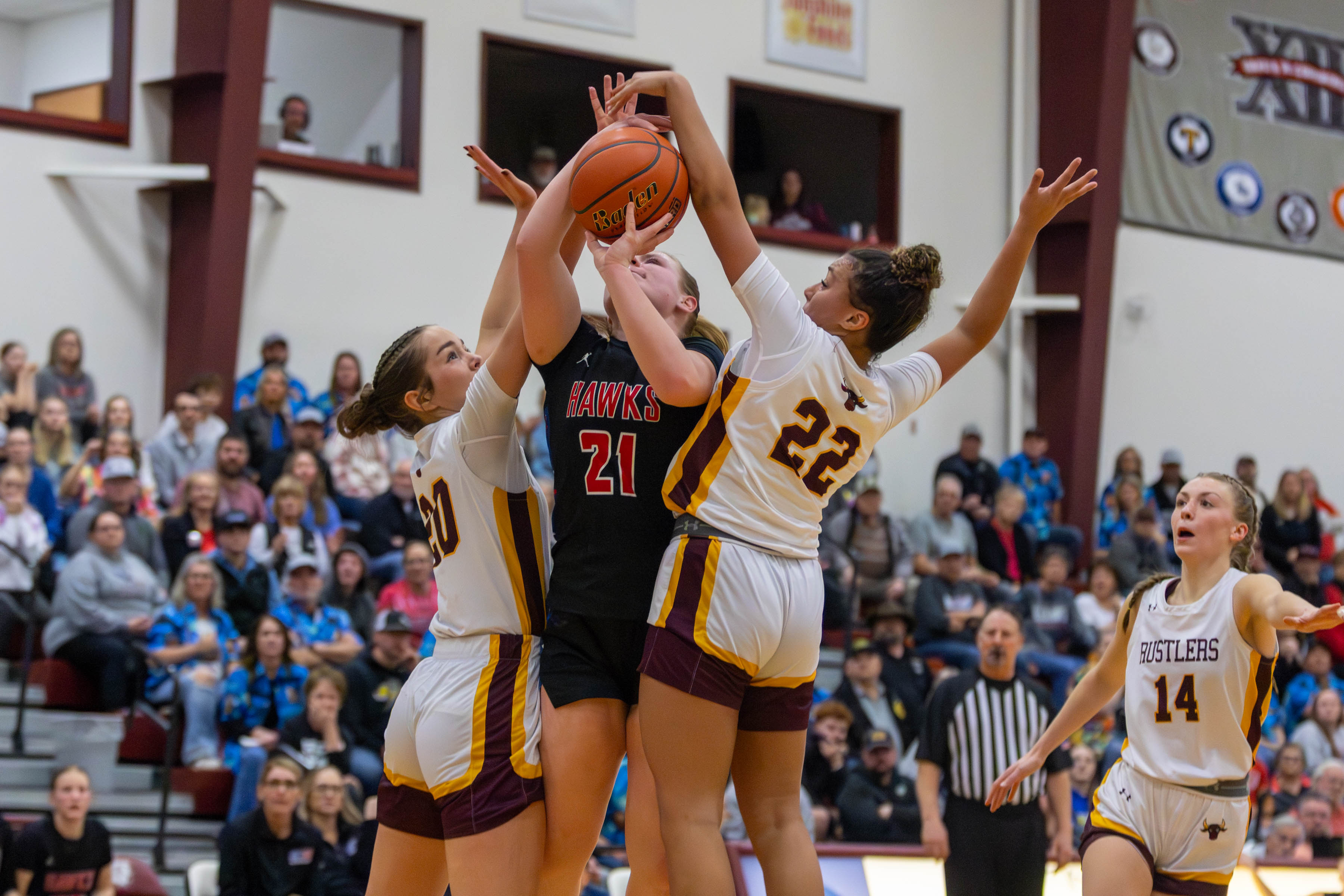 PHOTO GALLERY: Ethan Rustlers vs Sanborn Central-Woonsocket Region 3B girls basketball