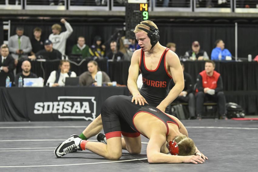 Sturgis makes it three-straight, claims Class A state wrestling title