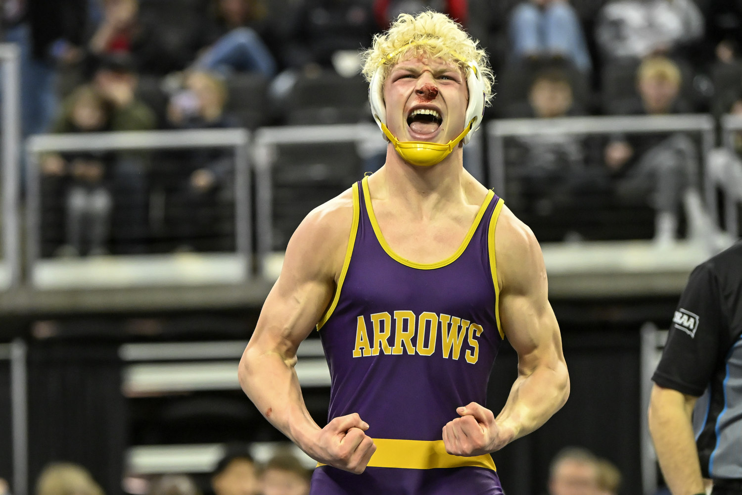 PHOTO GALLERY: Action from the Class A boys wrestling title matches