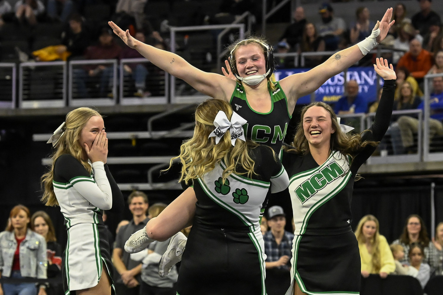 PHOTO GALLERY: Action from the girls state wrestling title matches