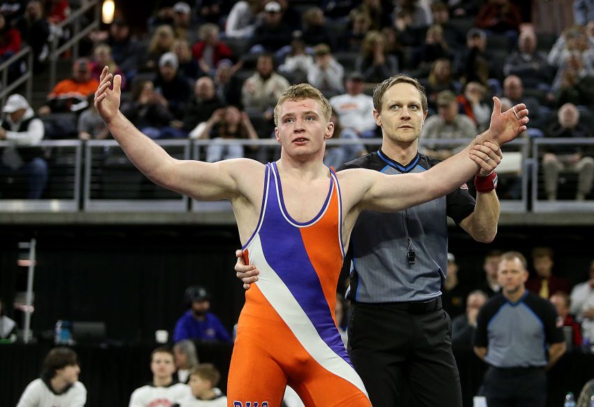 Wyatt Anderson polishes off Parkston Trojan career with first-ever state championship 