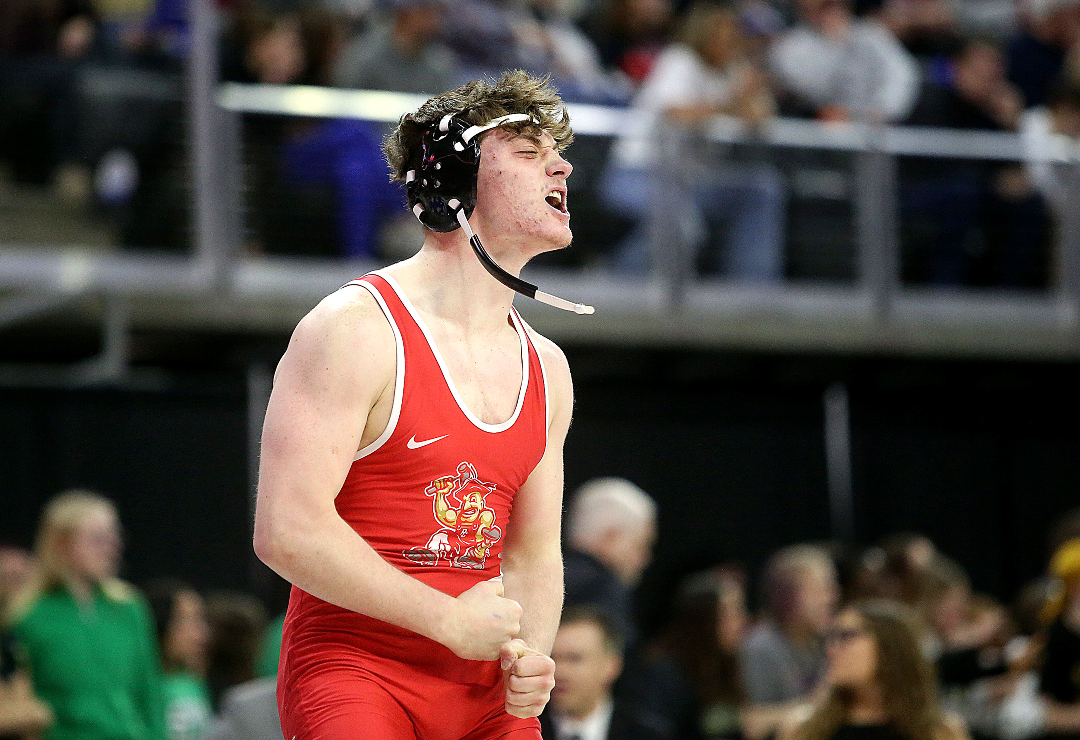 PHOTO GALLERY: State Wrestling - Class A placement matches 