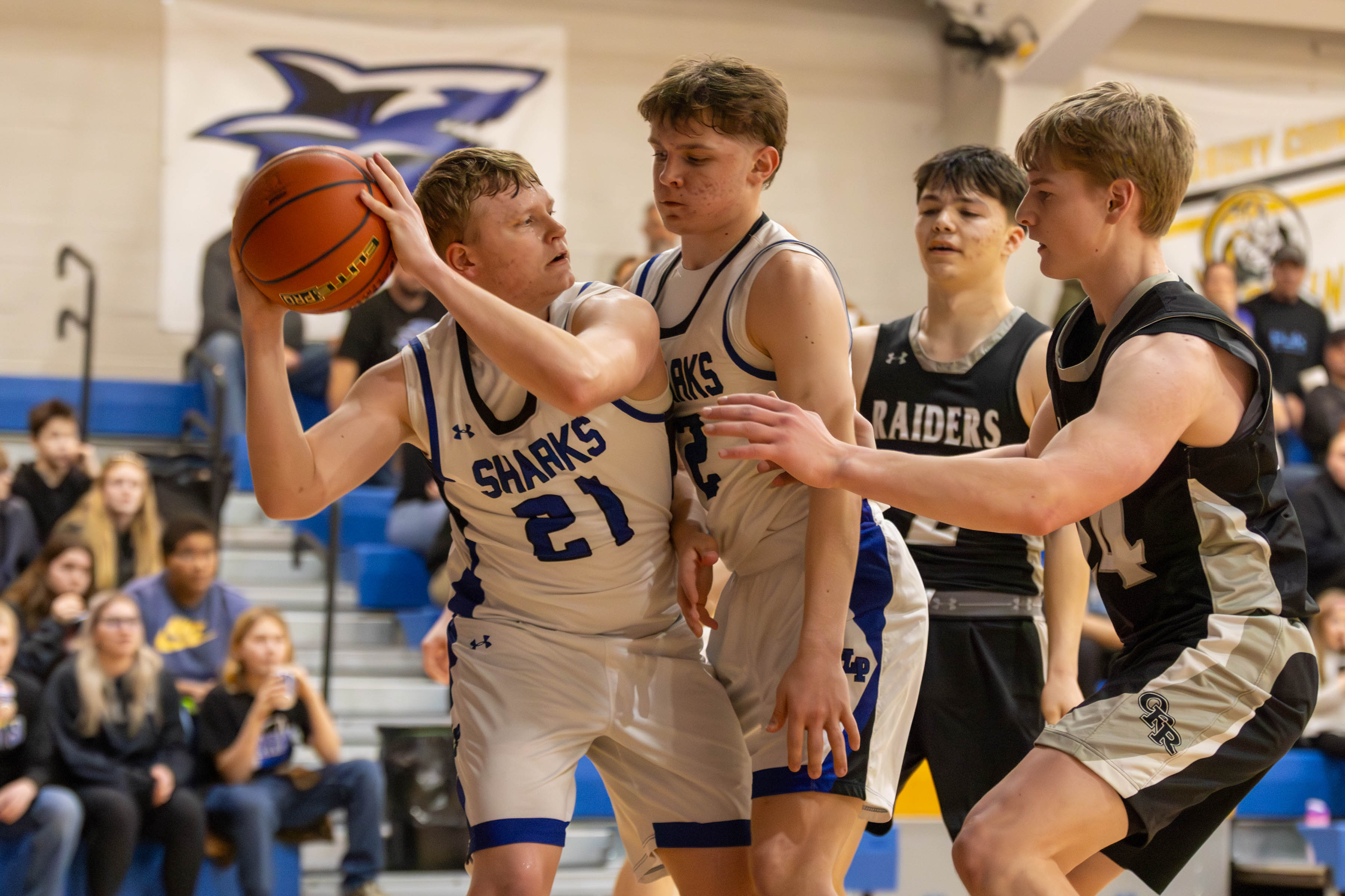 PHOTO GALLERY: Iroquois-Lake Preston Sharks vs Oldham-Ramona/Rutland Raiders Region 2B boys basketball