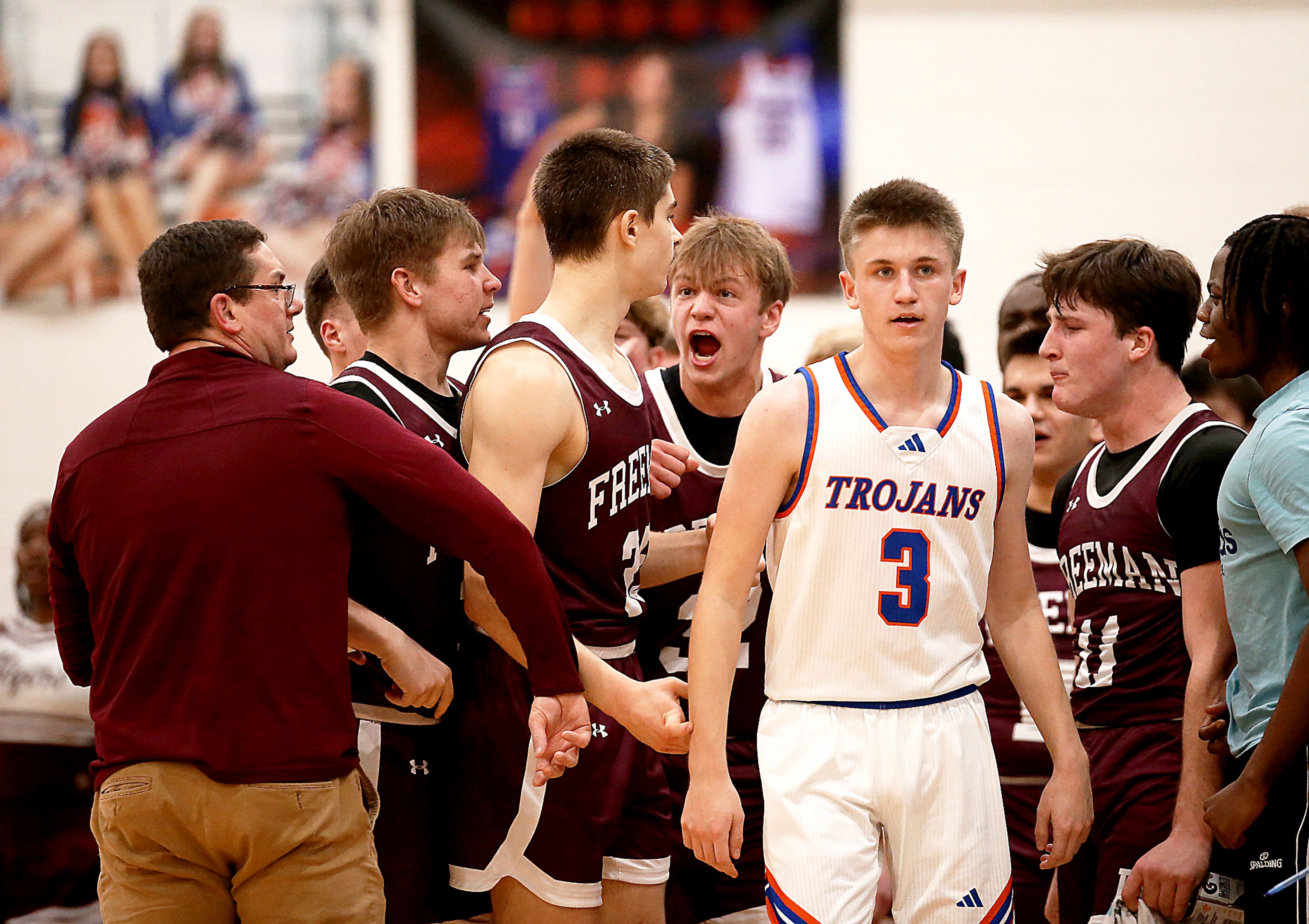 PHOTO GALLERY: HS Boys Basketball - Region 4B - Freeman vs Parkston 