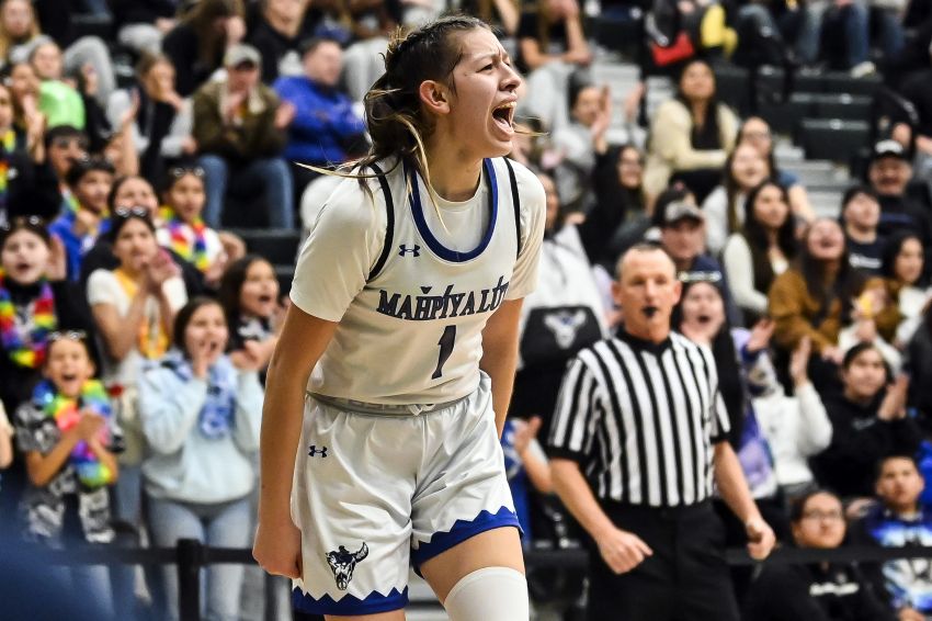 Class A girls state tournament - Big numbers from day one and Mahpiya Luta's Ashlan Carlow-Blount is as classy as they come