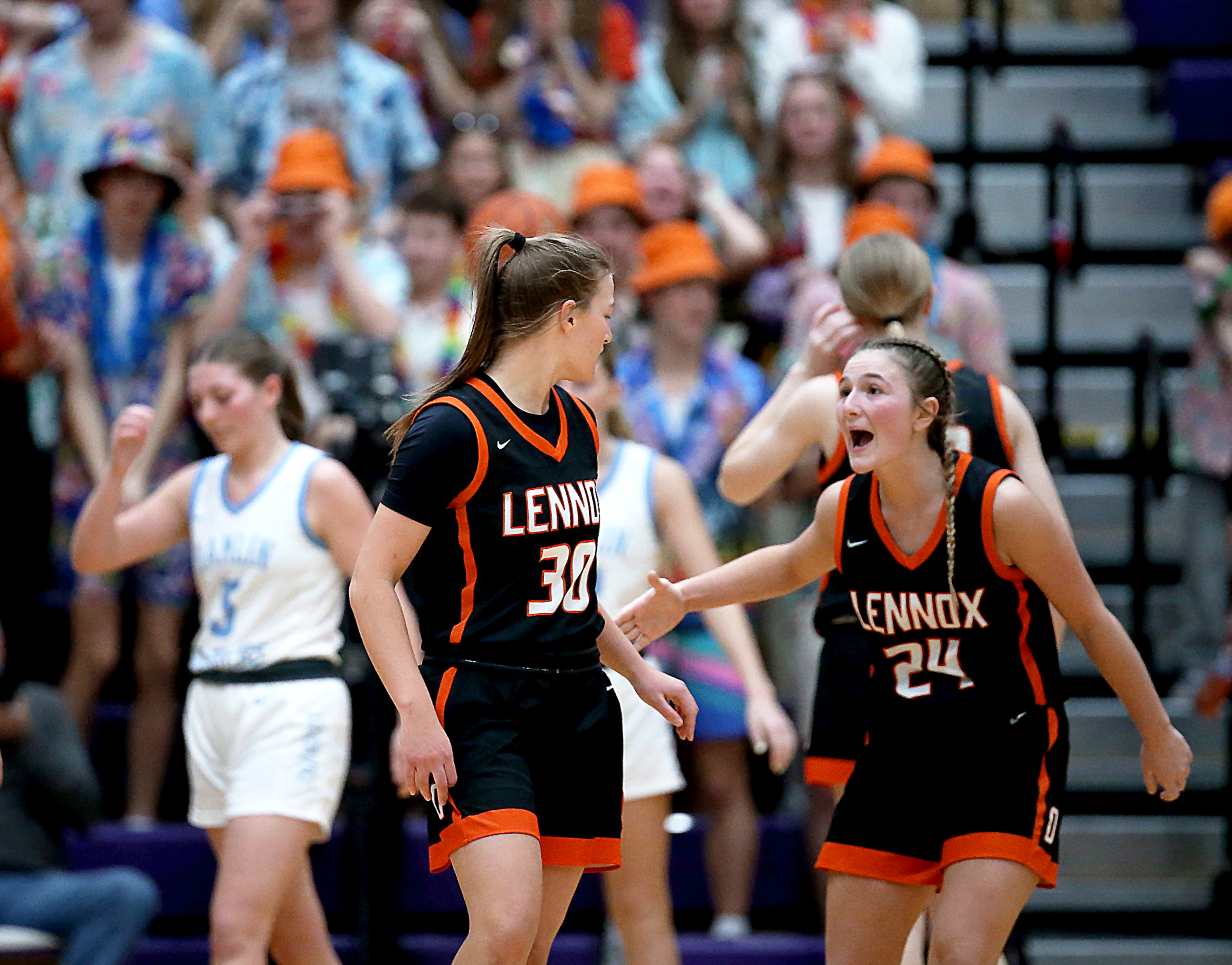 PHOTO GALLERY: Girls State A Semifinal - Lennox vs Hamlin 