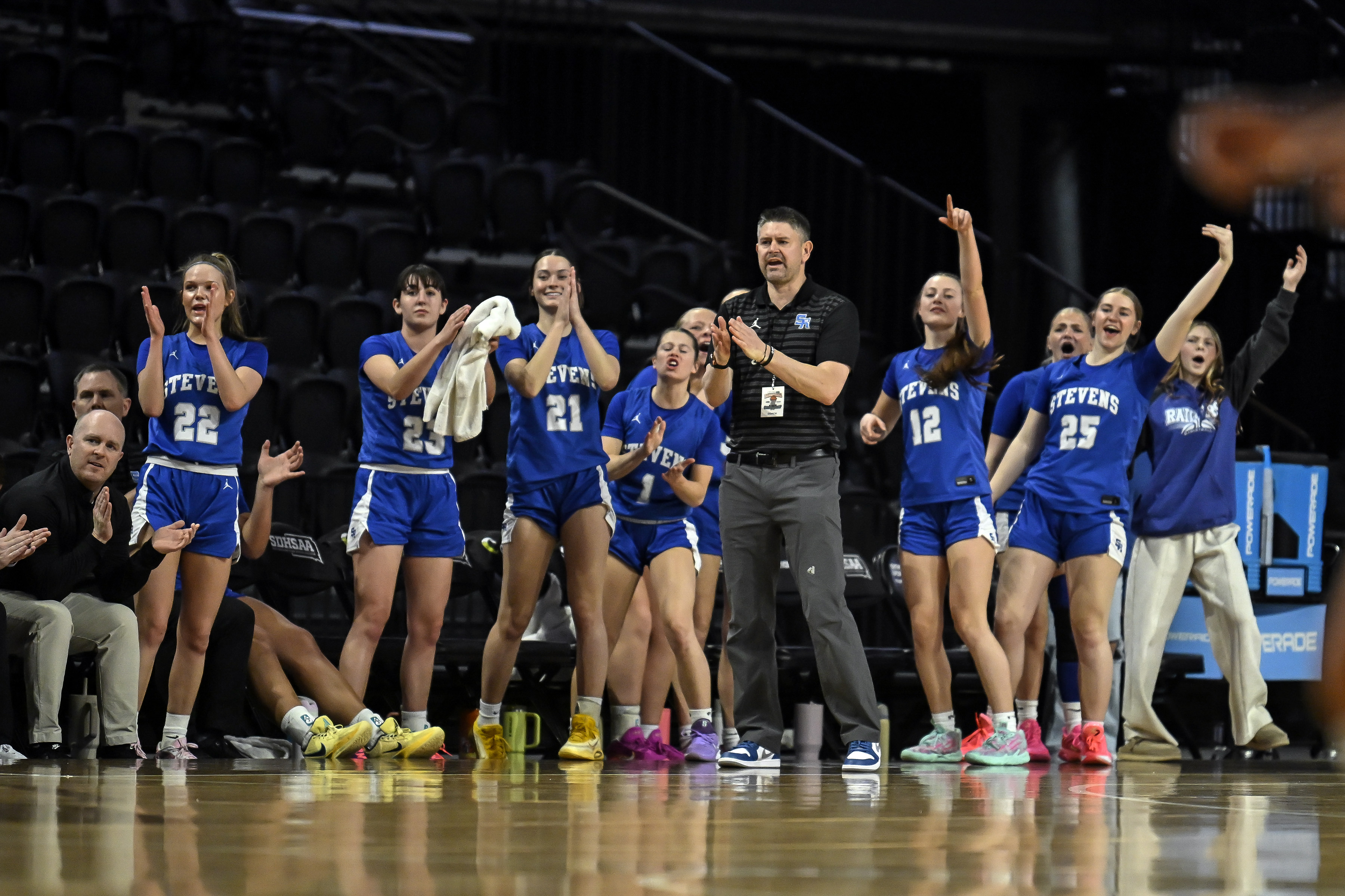 PHOTO GALLERY: State AA girls cons. semis - Stevens vs Tea