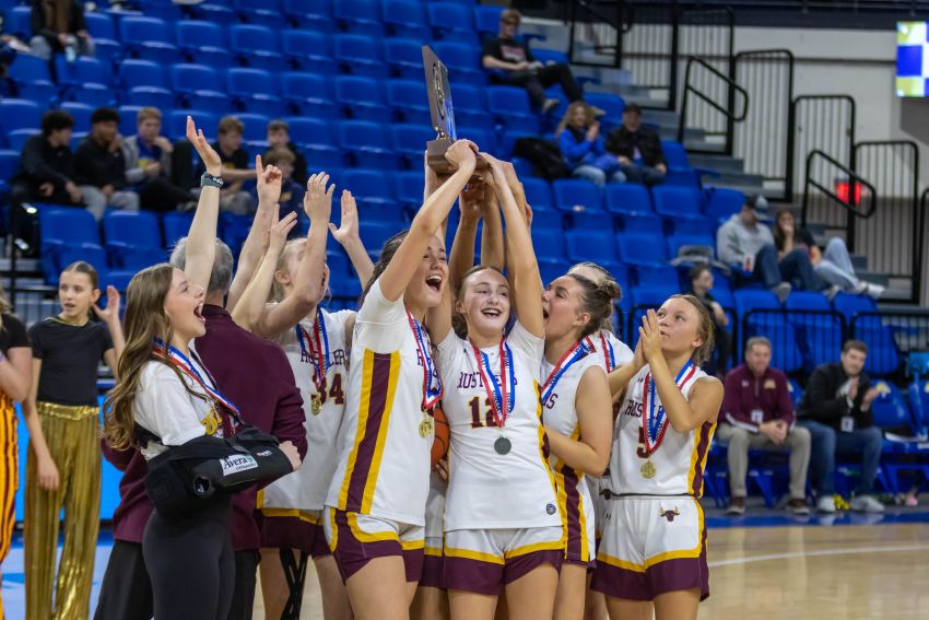 Ethan tops Harding County, Rustlers secure second girls basketball championship