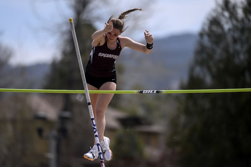 Class AA Girls Track and Field Leaders - Spearfish’s Reese Nida, Laila Ratzsch sit atop pole vault standings