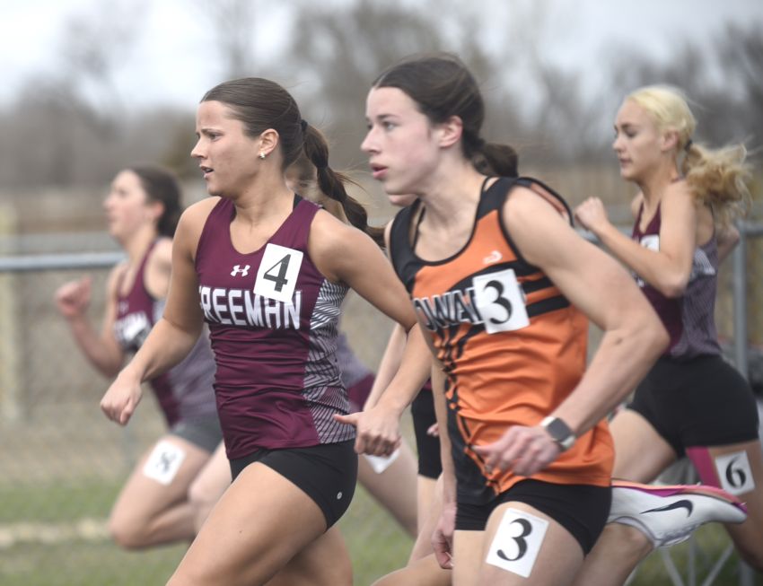Freeman Flyers capture multiple first-place finishes at Rasmussen Relays