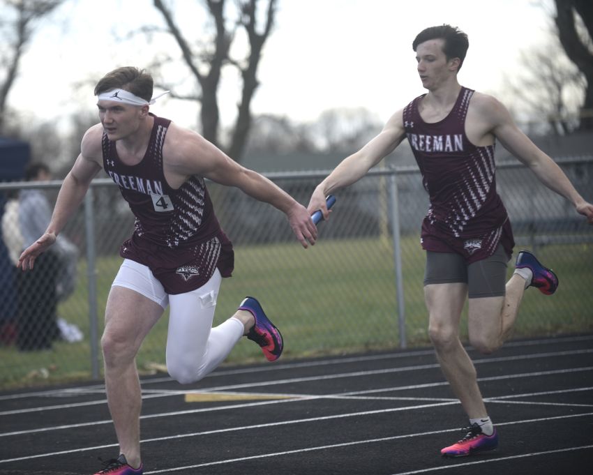 Freeman boys, Colman-Egan girls claim team titles at Menno Relays