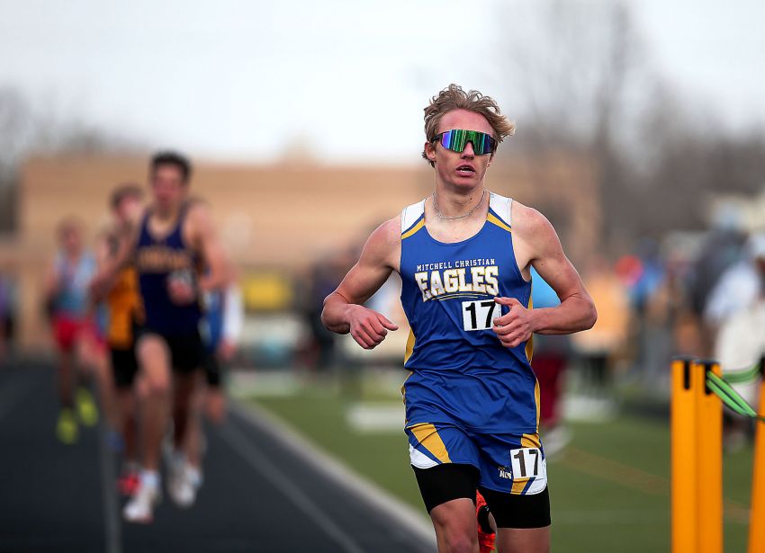 Class B Boys Track and Field Leaders - Mitchell Christian's Silas Holdeman headlines distance events 