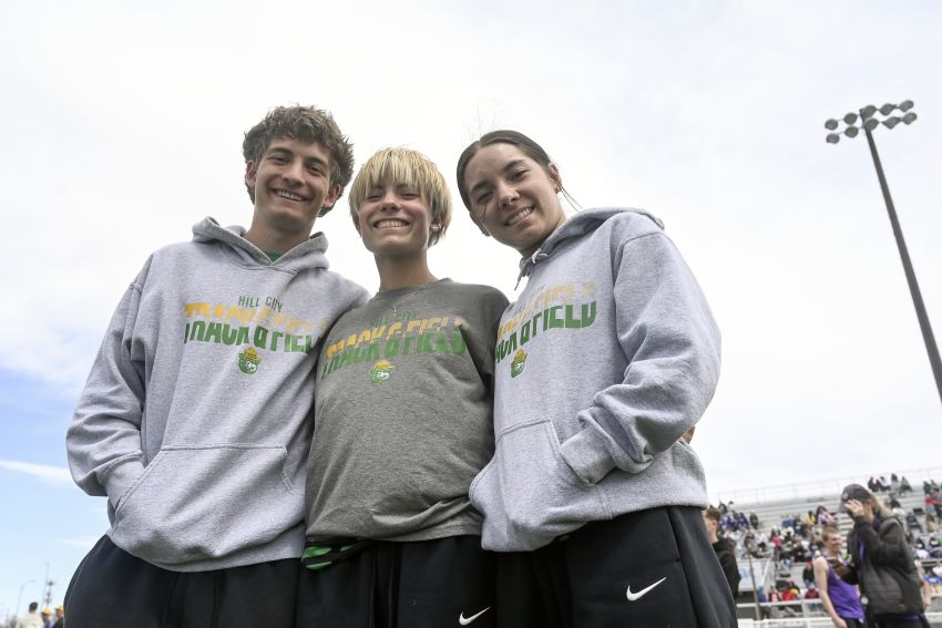 Naturally competitive, proud of each other - Hill City’s Frandsen triplets closing out high school careers together