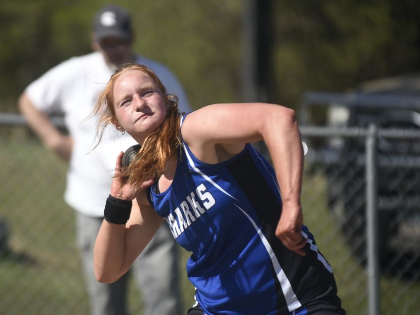 Class B Girls Track and Field Leaders - Iroquois/Lake Preston’s Hadlee Holt breaks 40-foot barrier in shot put