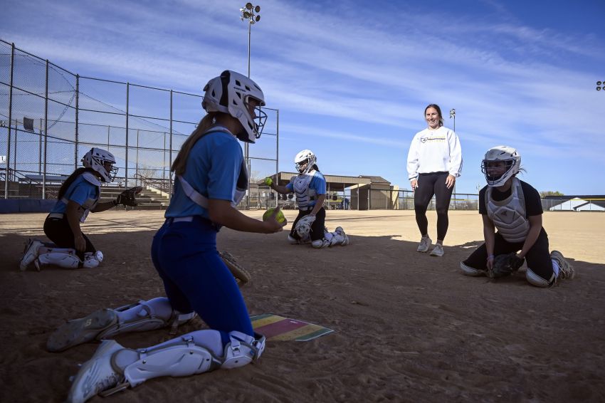 Augustana Golden Glove winner and Rapid City Stevens alum Gracey Brink has full-circle moment in returning to Raiders practice