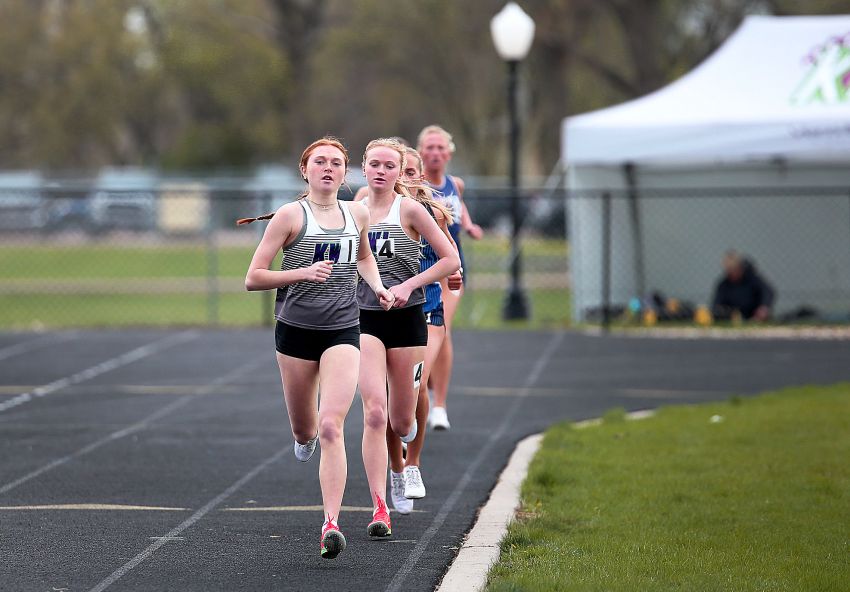 Class B Girls Track and Field Leaders - Autumn Baker paces trio of Kimball/White Lake runners atop distance events