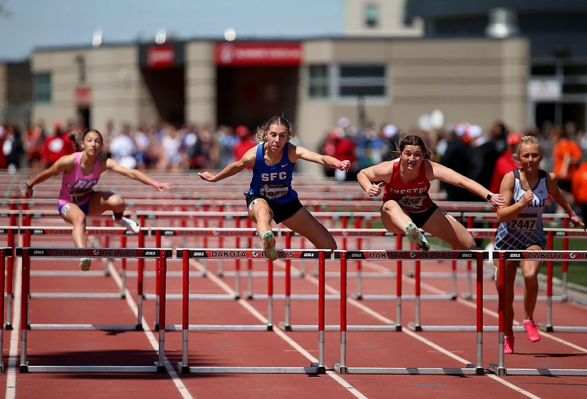 Class A Girls Track and Field Leaders - Sioux Falls Christian's Halle Braun boasts top hurdle times 