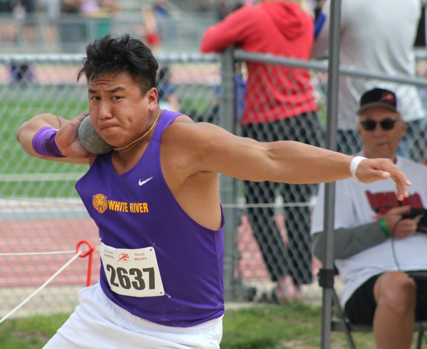  White River's Ethan Watson breaks 60-foot barrier at Bennett County Invitational 