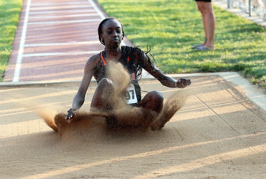 Class AA Girls Track and Field Leaders - Washington's Nyariek Kur soaring to new lengths in jumping events
