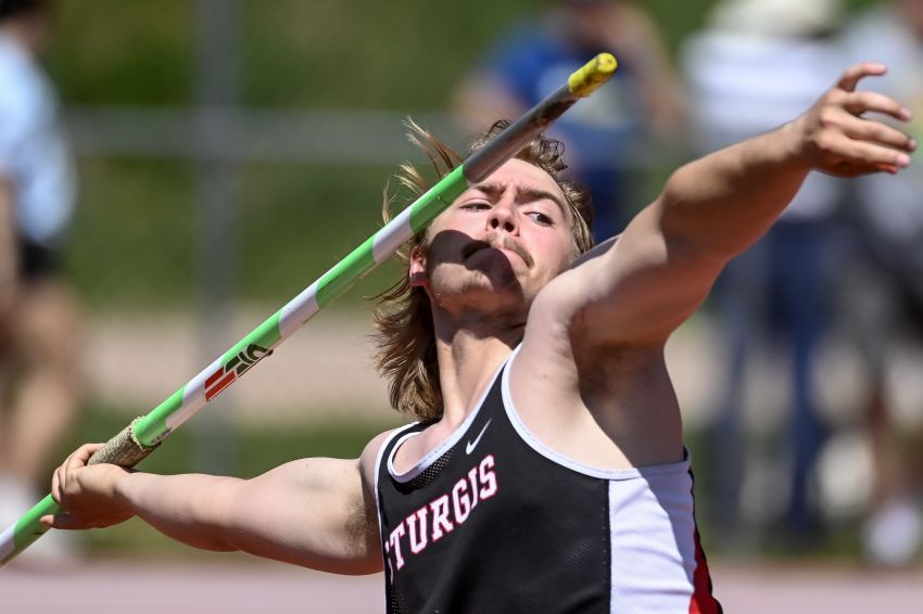 Sturgis' Levi Brant sets sights on gold medal and state record in javelin throw