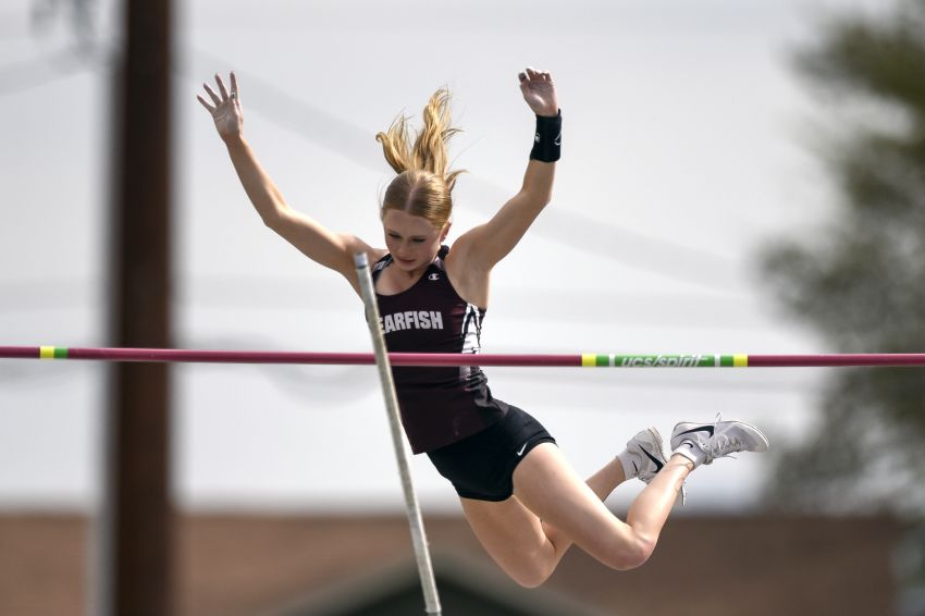 Class AA Girls Track and Field Leaders - Spearfish's Laila Ratzsch leads pole vault leaderboard 