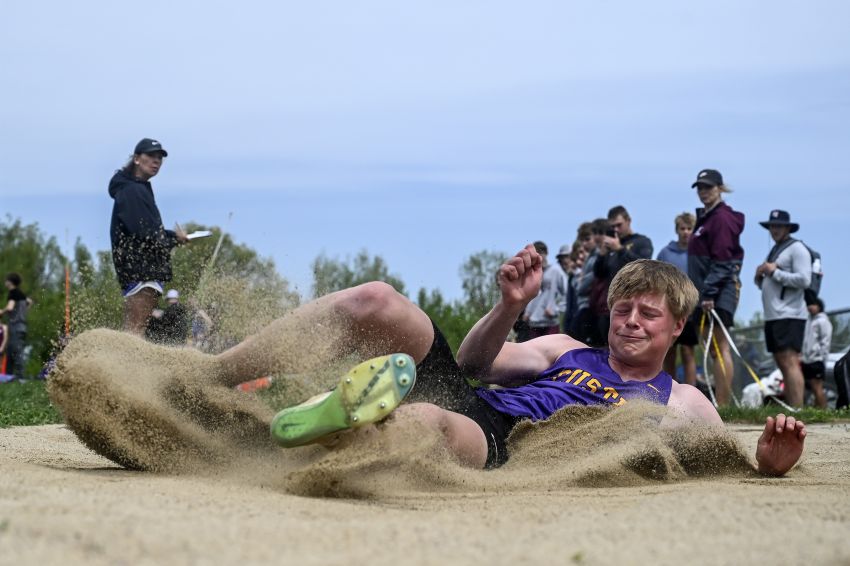 Custer's Kincade Lehman enjoying senior season while setting sights on gold in both long and triple jump events