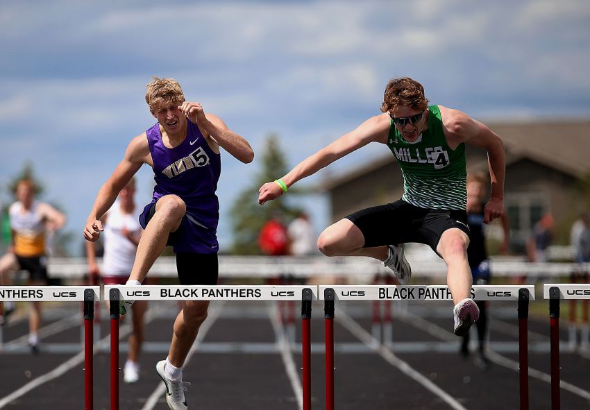 Miller's Isaak Hunter breaks two school records at Platte-Geddes Last Chance Meet  
