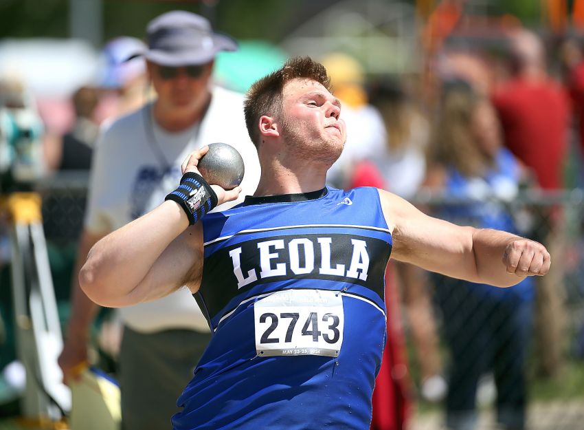 Leola's Dustin Wurtz wins shot put, discus at Dial-A-Move Last Chance track and field meet 