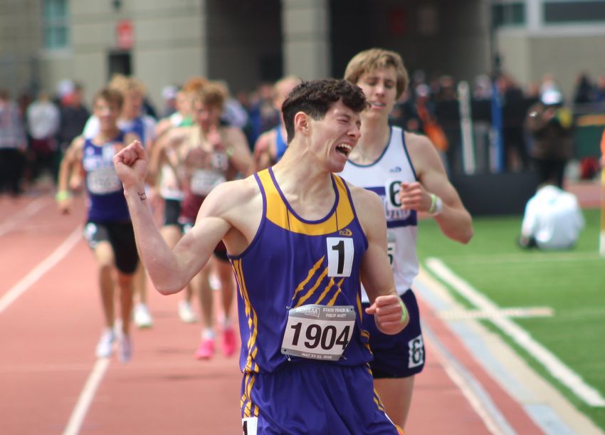 Step up in competition pushes Tri-State's Kaleb Foltz to 800-meter run state title