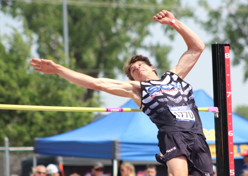 SCW's Jeffery Boschee repeats as Class A high jump champ