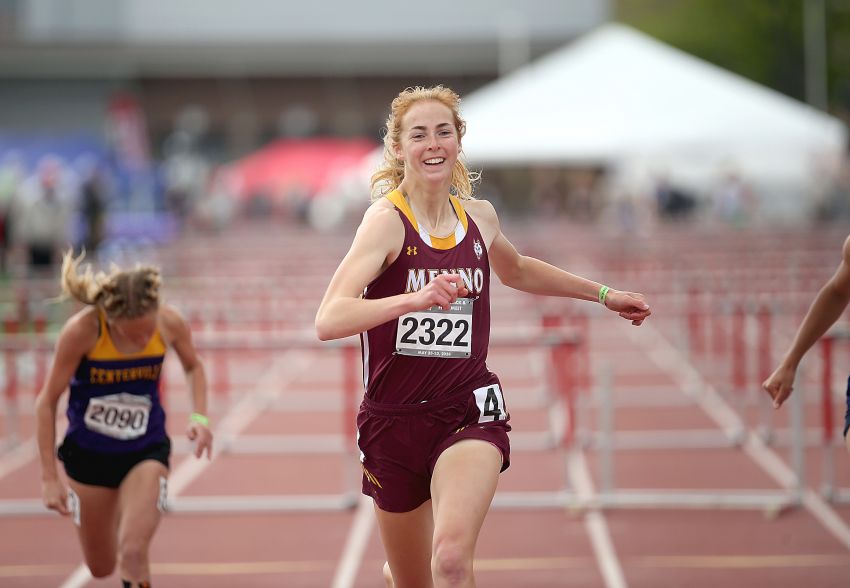 Menno's Ashton Massey captures three state titles in final state track and field meet 